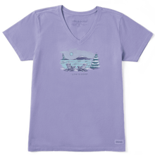 Charger l'image dans la galerie, T-shirt Col en V Taille Plus de Life is Good