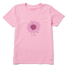 Charger l'image dans la galerie, T-shirt Col en V Taille Plus de Life is Good