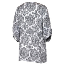 Load image into Gallery viewer, Cache-Maillot Positano Taille Plus de Dotti
