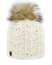 Charger l'image dans la galerie, Tuque avec Bijoux et Pompom en Raton de Pleau
