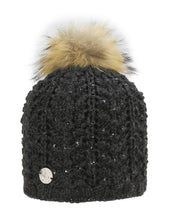 Charger l'image dans la galerie, Tuque avec Bijoux et Pompom en Raton de Pleau
