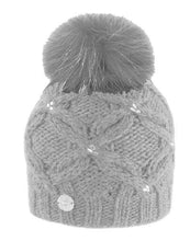 Load image into Gallery viewer, Tuque avec Bijoux et Pompon en Renard de Pleau
