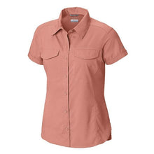 Load image into Gallery viewer, Blouse à manches courtes Silver Ridge™ Lite Taille Plus de Columbia- Dark Coral
