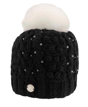Load image into Gallery viewer, Tuque avec perles et Pompon en Renard de Pleau
