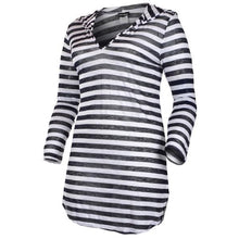 Load image into Gallery viewer, Cache-Maillot Sunset Stripe Taille Plus de Cover Me
