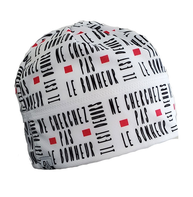 Conviction Ne Cherchez pas le Bonheur Beanie for Ponytail