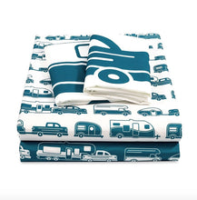 Charger l'image dans la galerie, Ensemble de draps 2 tons à motifs VR-CampingMart
