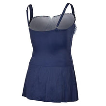 Charger l'image dans la galerie, Maillot de Bain Nautical Shirred Insert Skater Taille Plus de Penbrooke
