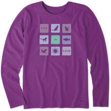 Load image into Gallery viewer, Chandail à Manches Longues Taille Plus de Life is Good
