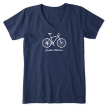 Charger l'image dans la galerie, T-shirt Col en V Taille Plus de Life is Good
