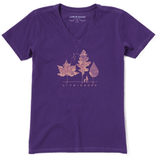 Charger l'image dans la galerie, T-shirt Col en V Taille Plus de Life is Good
