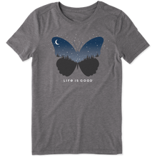 Charger l'image dans la galerie, T-Shirt Celestial Butterfly Cool Taille Plus de Life is Good
