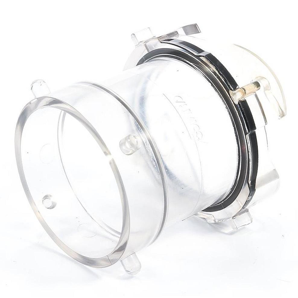 Adaptateur transparent droit 3,5