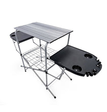 Load image into Gallery viewer, Table BBQ avec tablettes latérales-CampingMart
