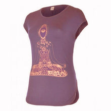 Load image into Gallery viewer, T-shirt Chakra Taille Plus de Vêtements Mandala
