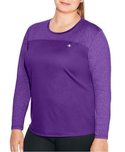 Load image into Gallery viewer, Chandail M/L Vapor® Heather Taille Plus de Champion
