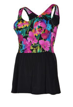 Load image into Gallery viewer, Robe-maillot de bain Taille Plus Sunny Garden de Longitude
