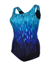 Load image into Gallery viewer, Maillot de bain Taille Plus Brushstroke de Longitude

