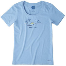 Load image into Gallery viewer, T-Shirt Happy Hour Taille Plus de Life is Good
