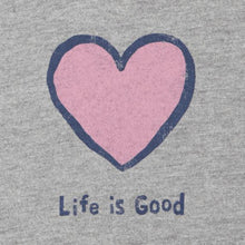 Load image into Gallery viewer, T-shirt Classic Heart Taille Plus de Life is Good
