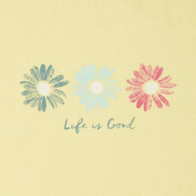 Load image into Gallery viewer, T-Shirt 3 Happy Daisies Taille Plus de Life is Good
