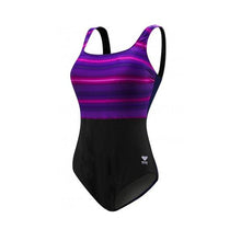 Load image into Gallery viewer, Maillot Controlfit à encolure dégagée Tramonto Taille Plus de Tyr
