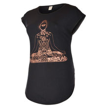 Load image into Gallery viewer, T-shirt Chakra Taille Plus de Vêtements Mandala
