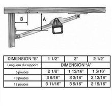 Load image into Gallery viewer, Support 12" pour panneau de table-CampingMart
